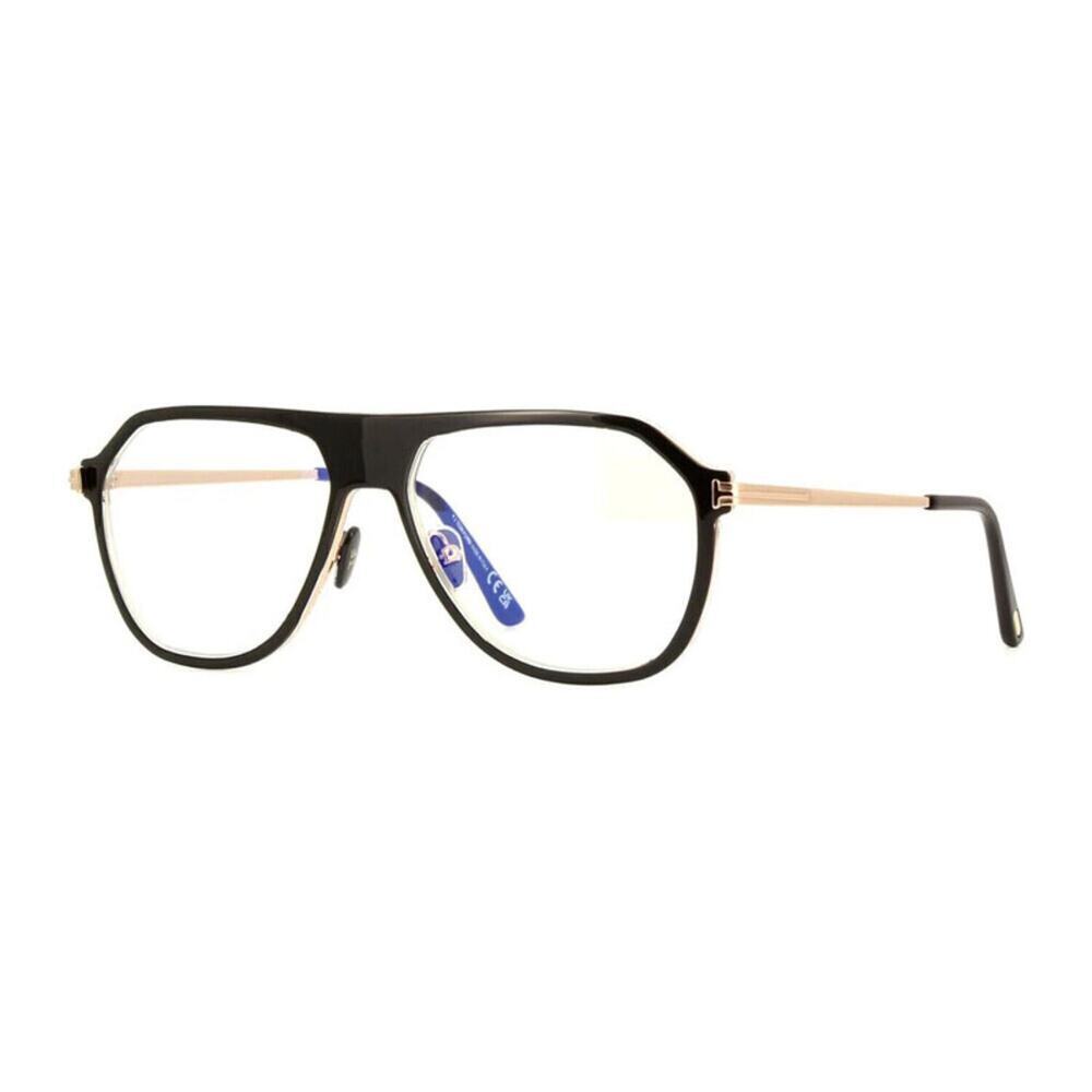 NEW!!! Tom Ford FT5943-B 003 Black/Gold Sunglasses authentic